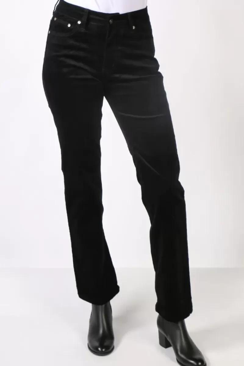 VASSALLI Straight Leg Pant In Black