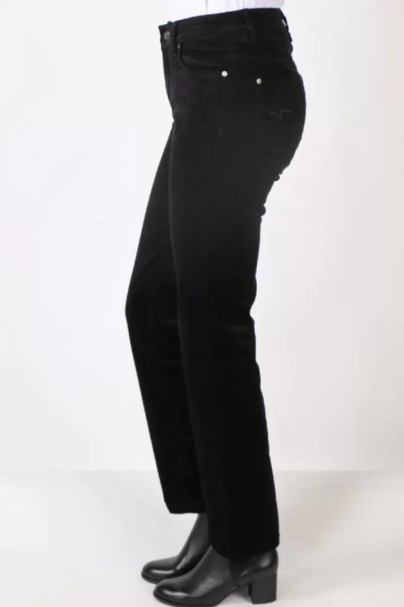 VASSALLI Straight Leg Pant In Black