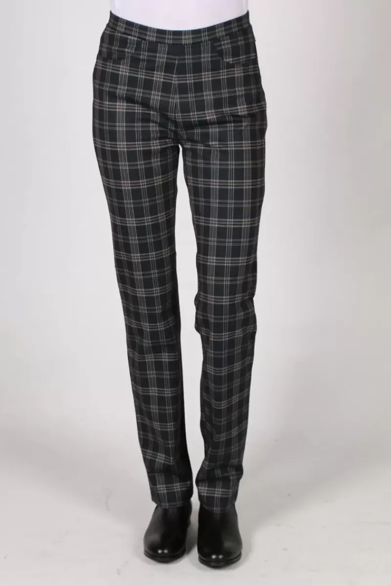 VASSALLI Wide Leg Lord Pant In Check