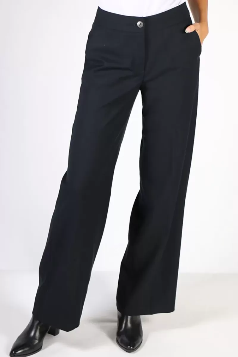 VERGE Brooklyn Wide Leg Pant In Ink