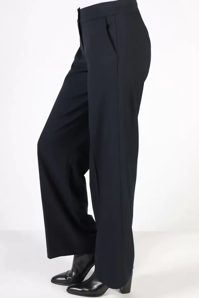 VERGE Brooklyn Wide Leg Pant In Ink