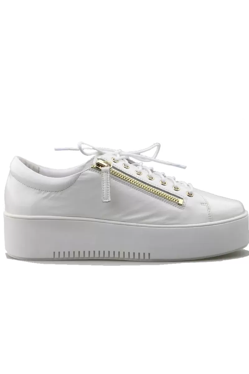 DJANGO & JULIETTE Wolfie Sneaker By In White / Gold