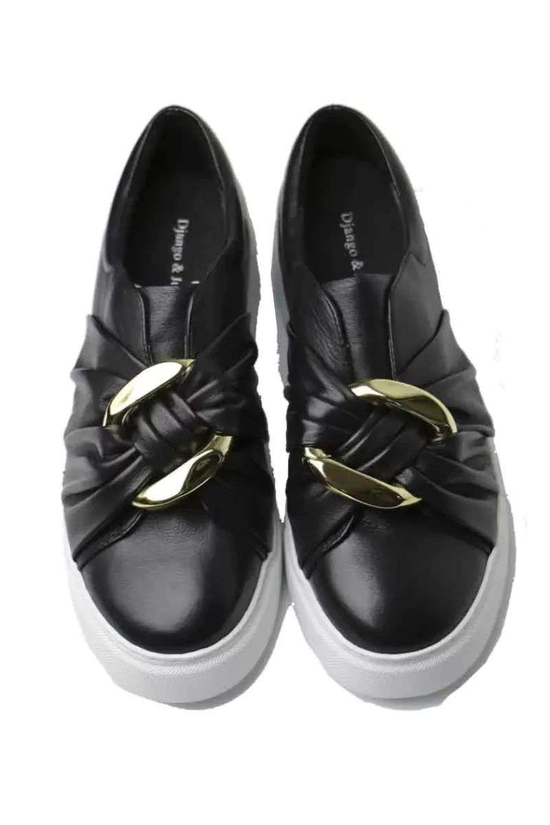 DJANGO & JULIETTE Yolla Sneaker By In Black